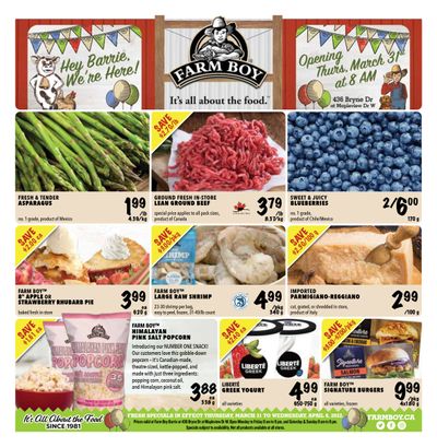 Farm Boy (Barrie) Flyer March 31 to April 6