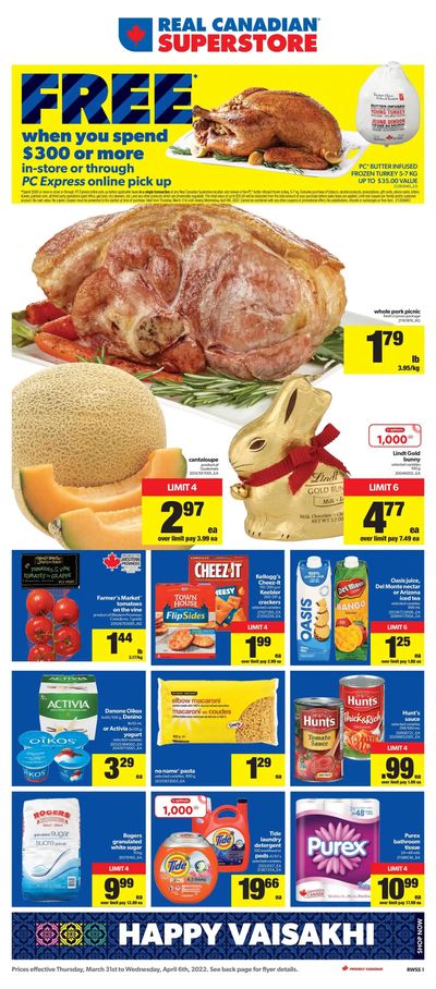 Real Canadian Superstore (West) Flyer March 31 to April 6