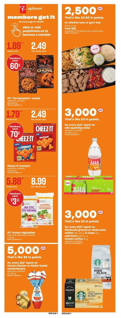Independent Grocer (West) Flyer March 31 to April 6