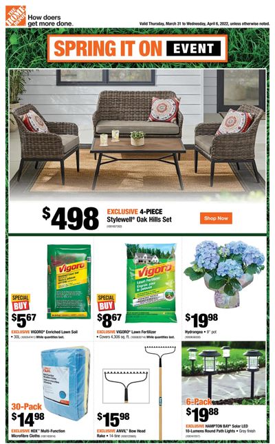 Home Depot (BC) Flyer March 31 to April 6