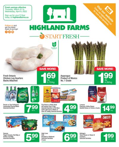 Highland Farms Flyer March 31 to April 6