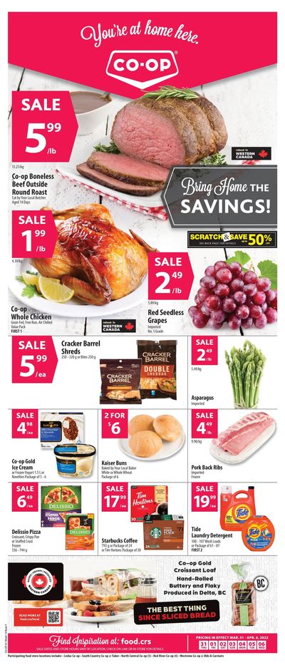 Co-op (West) Food Store Flyer March 31 to April 6