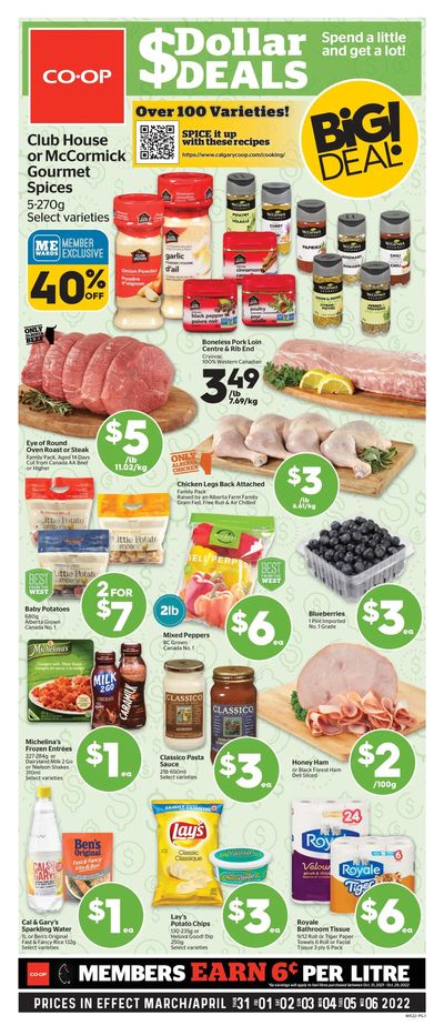 Calgary Co-op Flyer March 31 to April 6