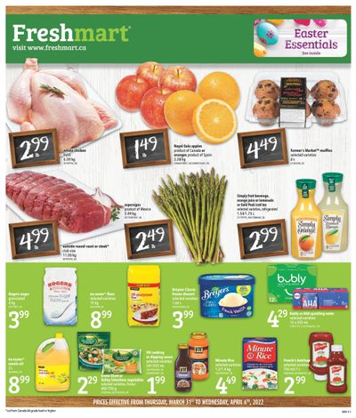 Freshmart (West) Flyer March 31 to April 6