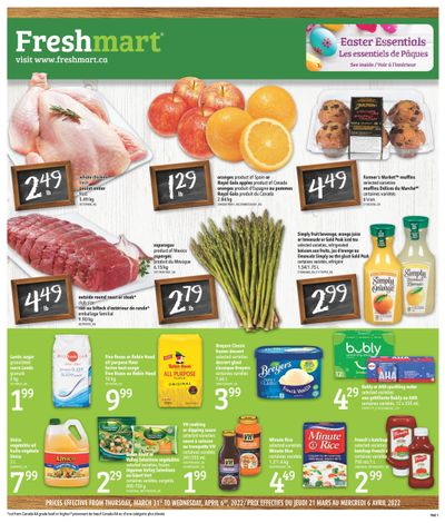 Freshmart (ON) Flyer March 31 to April 6