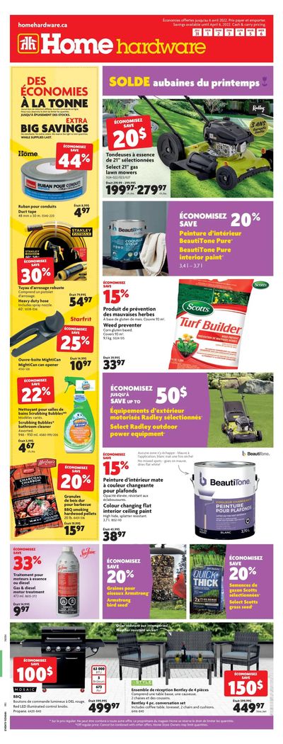 Home Hardware (QC) Flyer March 31 to April 6