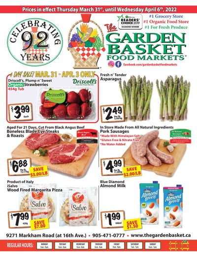 The Garden Basket Flyer March 31 to April 6