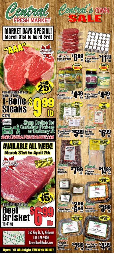 Central Fresh Market Flyer March 31 to April 7