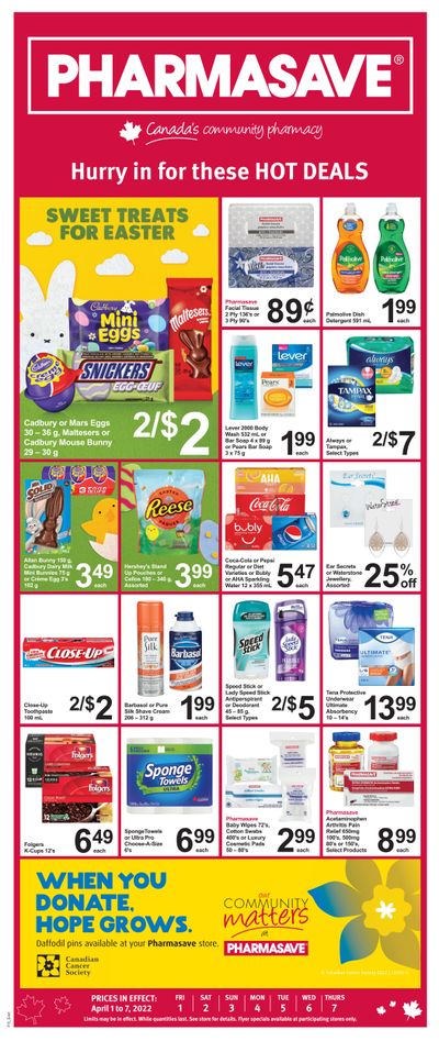 Pharmasave (ON) Flyer April 1 to 7