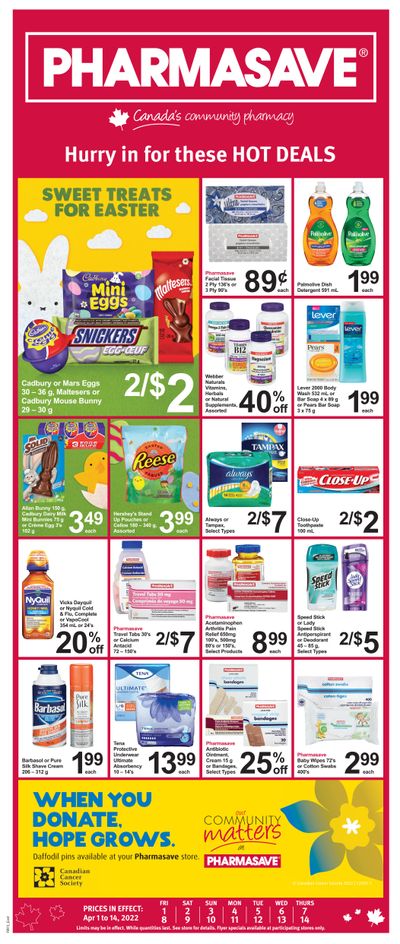 Pharmasave (ON) Flyer April 1 to 14