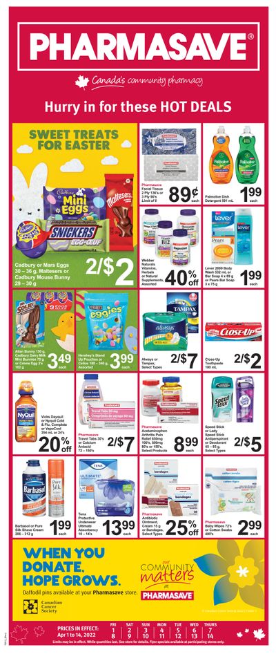Pharmasave (West) Flyer April 1 to 14