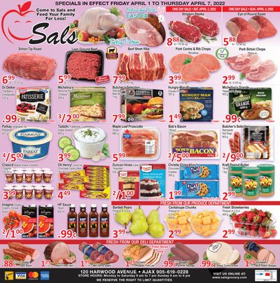Sal's Grocery Flyer April 1 to 7