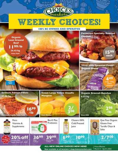 Choices Market Flyer March 31 to April 6