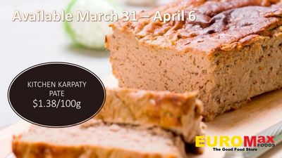 EuroMax Foods Flyer March 31 to April 6