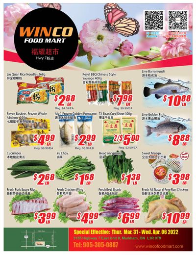 WinCo Food Mart (HWY 7) Flyer March 31 to April 6
