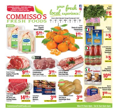 Commisso's Fresh Foods Flyer April 1 to 7