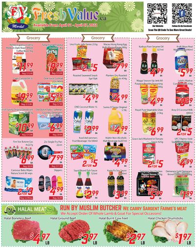 Fresh Value Flyer April 1 to 7