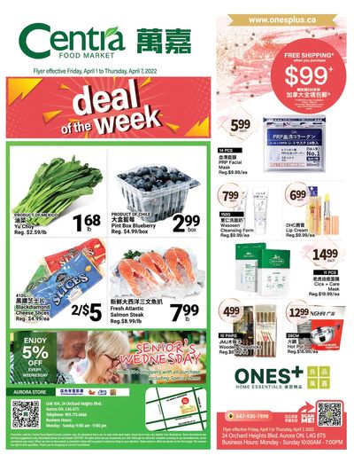 Centra Foods (Aurora) Flyer April 1 to 7