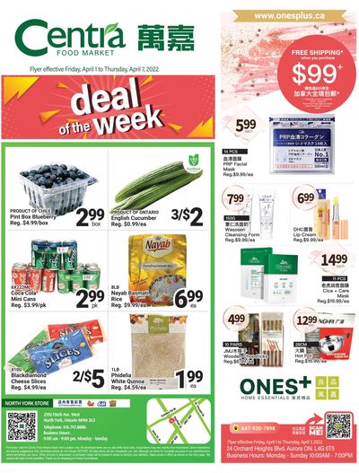 Centra Foods (North York) Flyer April 1 to 7