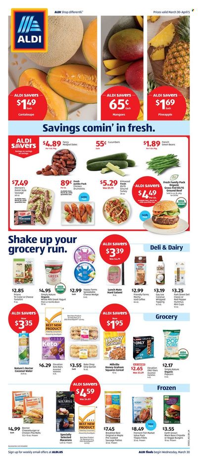 ALDI (NC, SC, VA) Weekly Ad Flyer April 1 to April 8