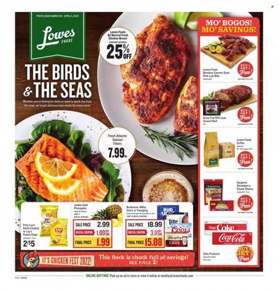 Lowes Foods (NC, SC) Weekly Ad Flyer April 1 to April 8