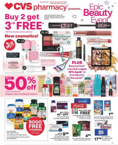 CVS Pharmacy Weekly Ad Flyer April 1 to April 8