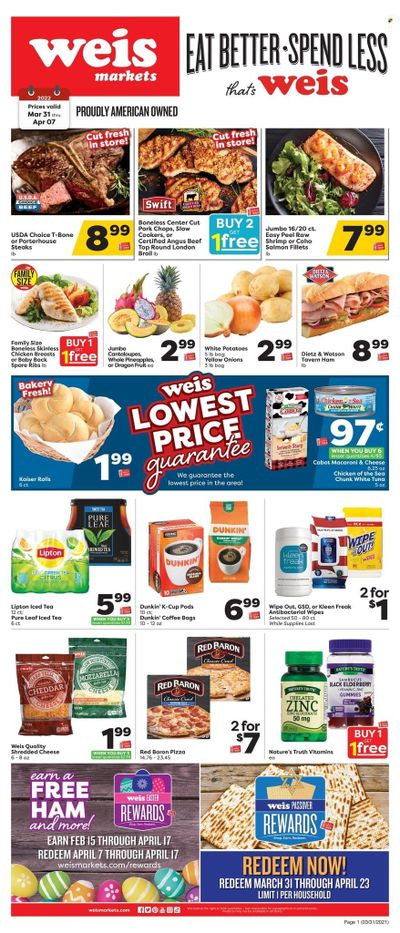 Weis (MD, NY, PA) Weekly Ad Flyer April 1 to April 8