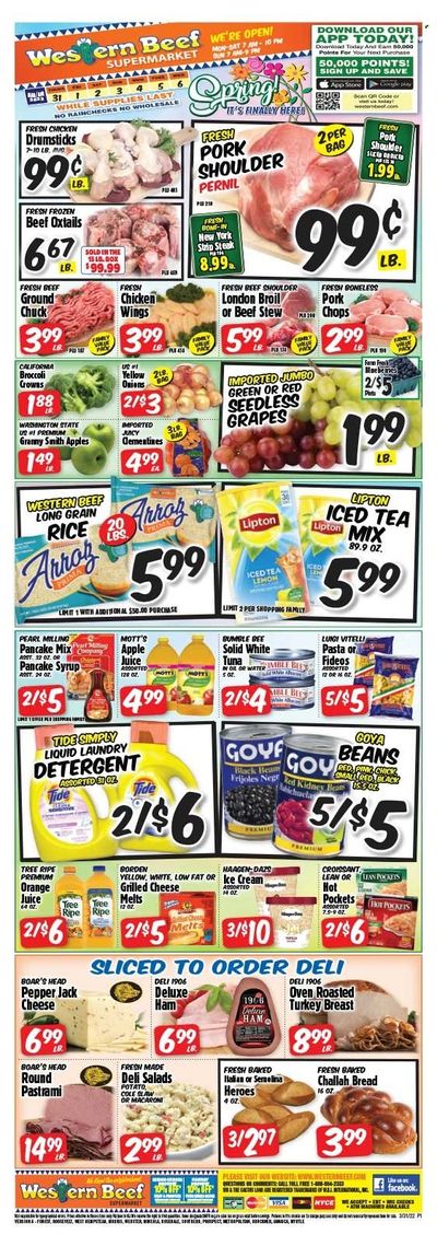 Western Beef (FL, NY) Weekly Ad Flyer April 1 to April 8
