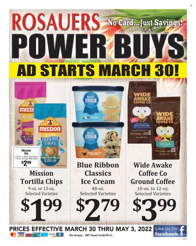 Rosauers (ID, MT, OR, WA) Weekly Ad Flyer April 1 to April 8