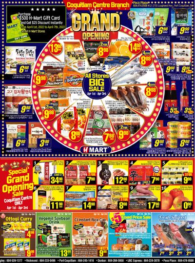 H Mart (West) Flyer April 1 to 7 H Mart (West) Flyer April 1 to 7