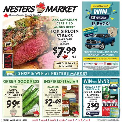 Nesters Market Flyer April 3 to 9