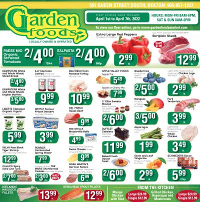 Garden Foods Flyer April 1 to 7