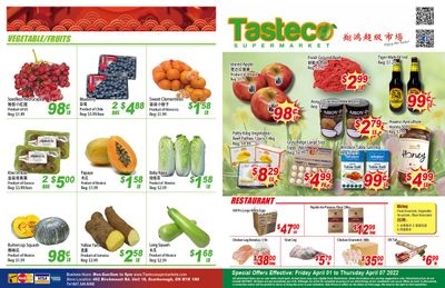 Tasteco Supermarket Flyer April 1 to 7