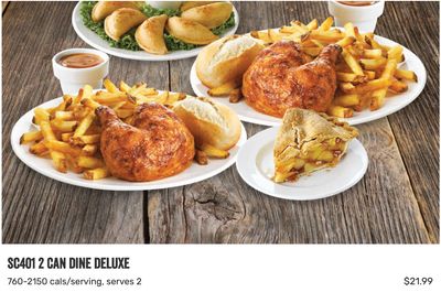 Swiss Chalet Canada Coupon: 2 Deluxe Take-Out Meals for $21.99