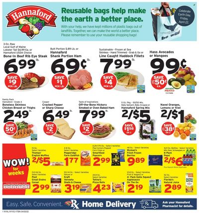 Hannaford (NY) Weekly Ad Flyer April 3 to April 10