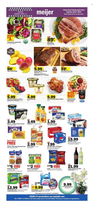Meijer (MI) Weekly Ad Flyer April 3 to April 10