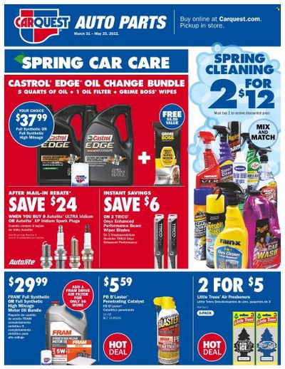 Carquest Weekly Ad Flyer April 3 to April 10