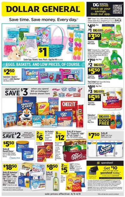Dollar General Weekly Ad Flyer April 3 to April 10