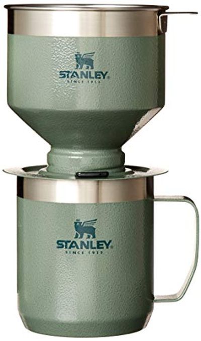 Stanley The Camp Pour Over Coffee Maker Set, Stainless Steel Filter, in Home or Office Coffee Brewing $29.99 (Reg $49.47)