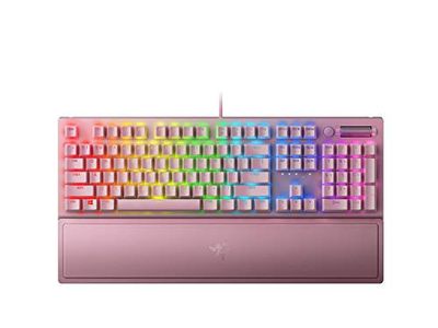 Razer BlackWidow V3 Mechanical Gaming Keyboard: Green Mechanical Switches - Tactile & Clicky - Chroma RGB Lighting - Compact Form Factor - Programmable Macro Functionality - Quartz $139.99 (Reg $174.84)