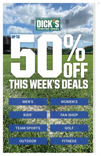 DICK'S Weekly Ad Flyer April 3 to April 10