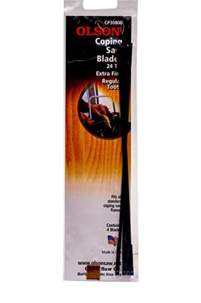 Olson Saw CP30800BL Coping Saw Blade, 24-TPI $8.36 (Reg $15.31)
