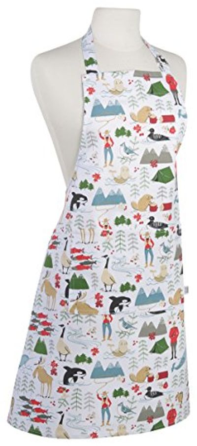 Now Designs Basic Cotton Kitchen Chef's Apron, True North (2500891) $9.96 (Reg $25.00)