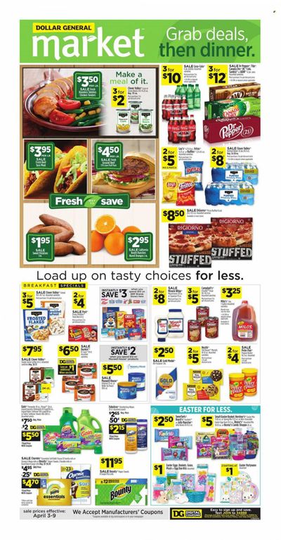 Dollar General (IN, OH) Weekly Ad Flyer April 4 to April 11