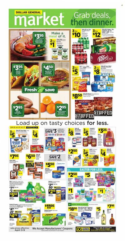 Dollar General (CA) Weekly Ad Flyer April 4 to April 11