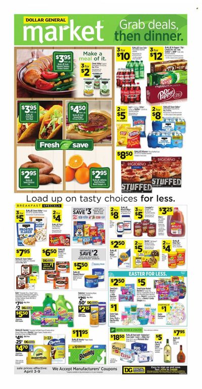 Dollar General (CA) Weekly Ad Flyer April 4 to April 11