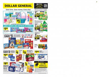 Dollar General (AL) Weekly Ad Flyer April 4 to April 11