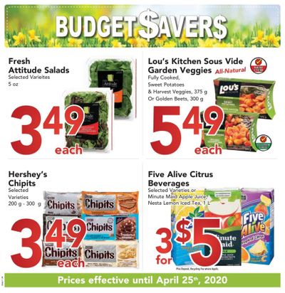 Buy-Low Foods Budget Savers Flyer March 29 to April 25