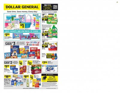 Dollar General (CA, NV) Weekly Ad Flyer April 4 to April 11