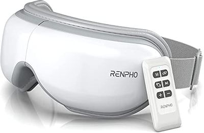 RENPHO Eye Mask with Remote Control, Bluetooth Music, Rechargeable Electric Eye Beauty Device Eye Care Machine for Relaxing Eyes, Dark Circles, Eye Bags, Dry Eyes, Fall Asleep Mask $89.99 (Reg $99.99)